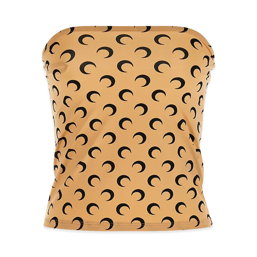 Marine Serre Women's Top "Neutrals/Black"