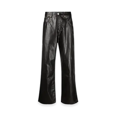 OUR LEGACY Extended Third Cut Fake Leather "Black Brown"