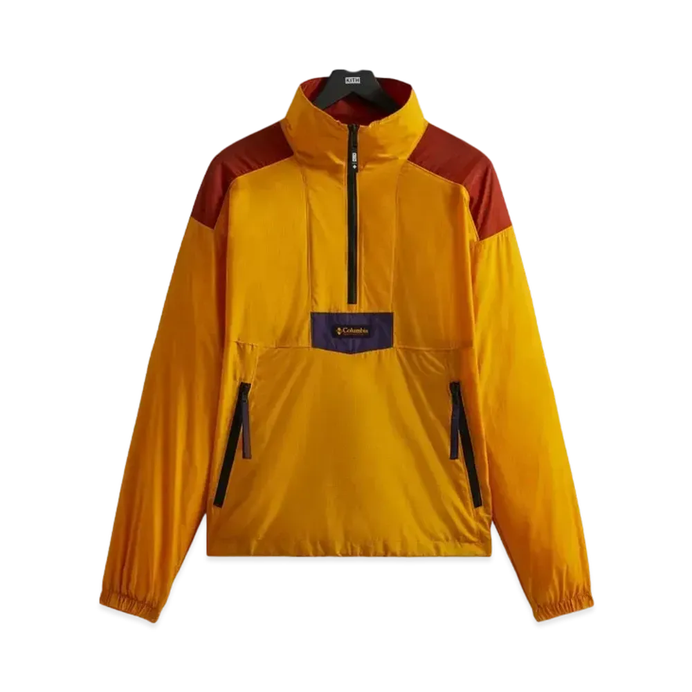 Kith x Columbia Riptide Windbreaker "Golden Yellow"