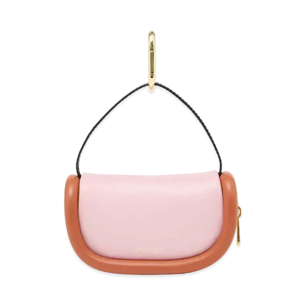 JW ANDERSON Bamber 7 Leather Micro Bag "Pink"