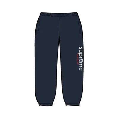 Supreme Classic Logo Sweatpant "Navy"