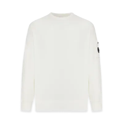 C.P. Company Cotton Sweatshirt "White"