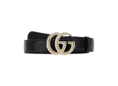 GUCCI Women's Leather Belt "Black"