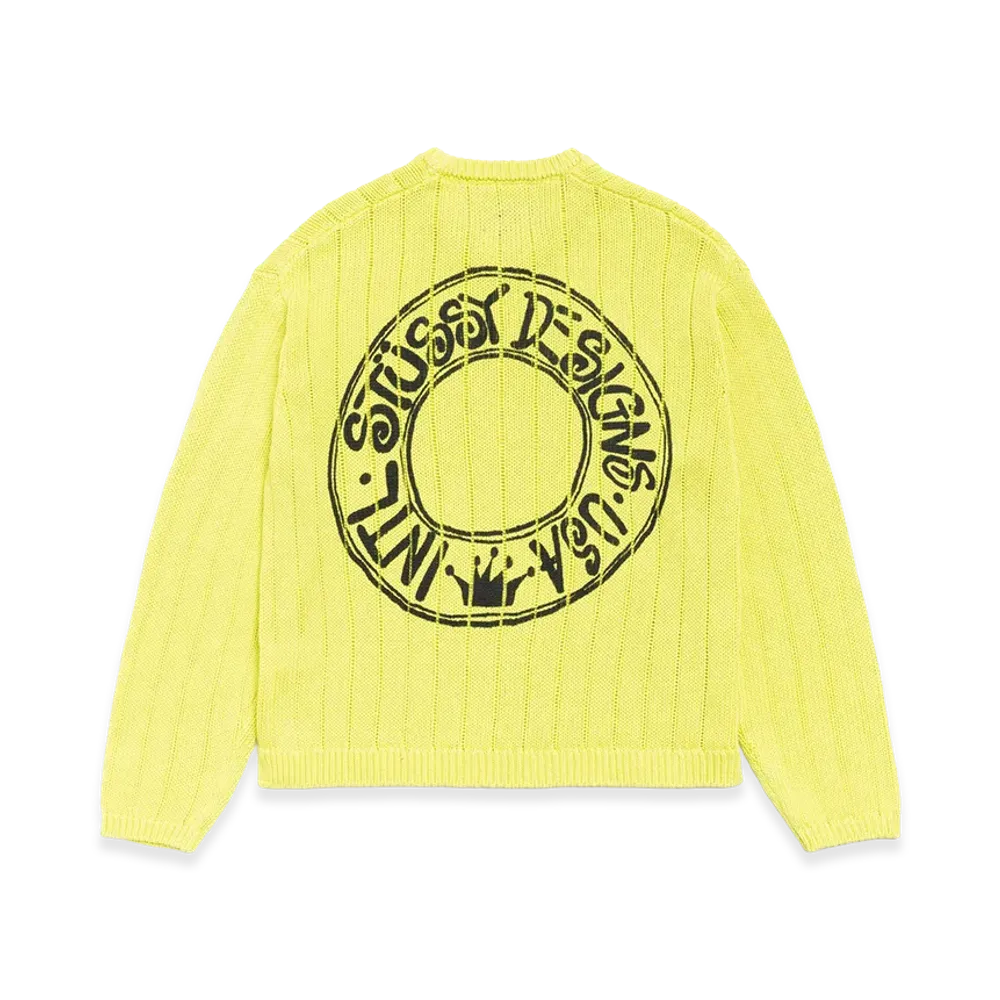 Stussy Buana Logo Sweater "Lime"