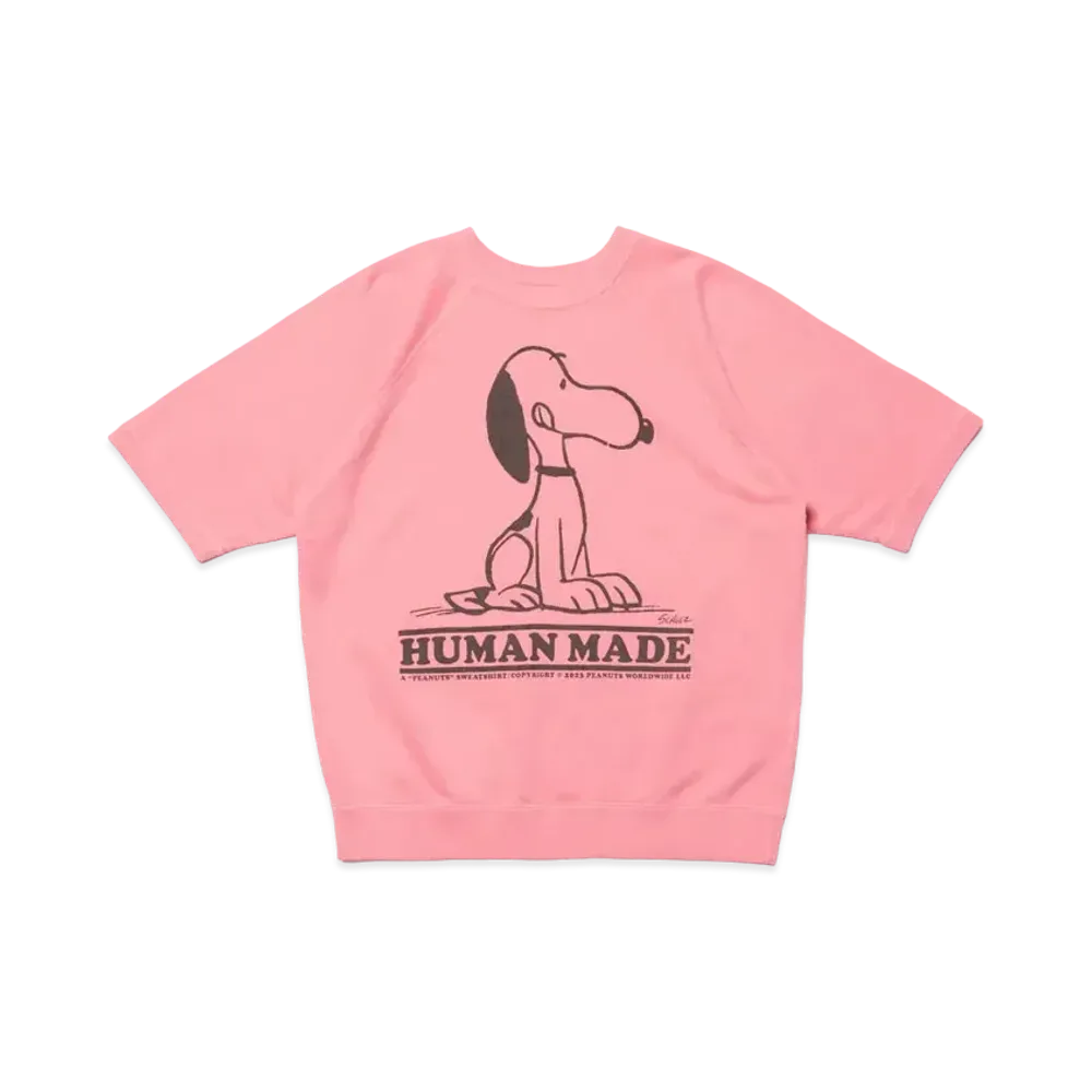 HUMAN MADE Peanuts S/S Sweatshirt #1 "Pink"
