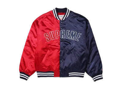 Supreme x Champion Satin Varsity Jacket "Multicolor"