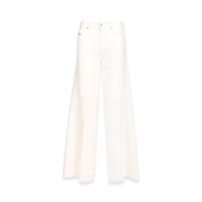 Diesel Women's Jeans In Cotton With Five Pockets "White"