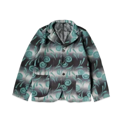 KAPITAL Knapping Cotton Pueblo Vortex Hospital Jacket "Grey"