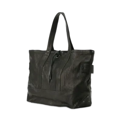 Yohji Yamamoto Pour Homme WASHED GOAT TOTE BAG "Black"