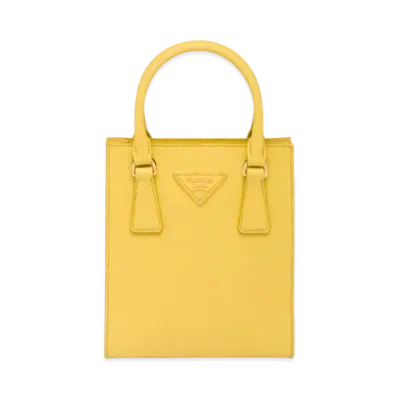 PRADA Saffiano Leather Handbag "Sunny Yellow"