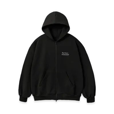 ENNOY Double Zip Hoodie "Black"