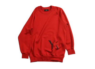 Yohji Yamamoto Y's -ONLINE EXCLUSIVE- Y's LOGO SWEAT "Red"