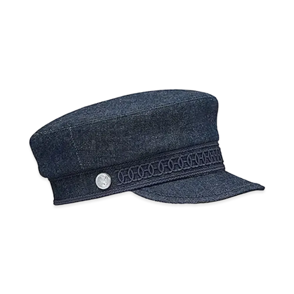 Hermes Cabourg Denim Casquette "Indigo"