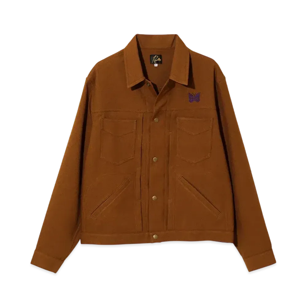 NEEDLES Penny Jean Jacket - Poly Twill "Brown"