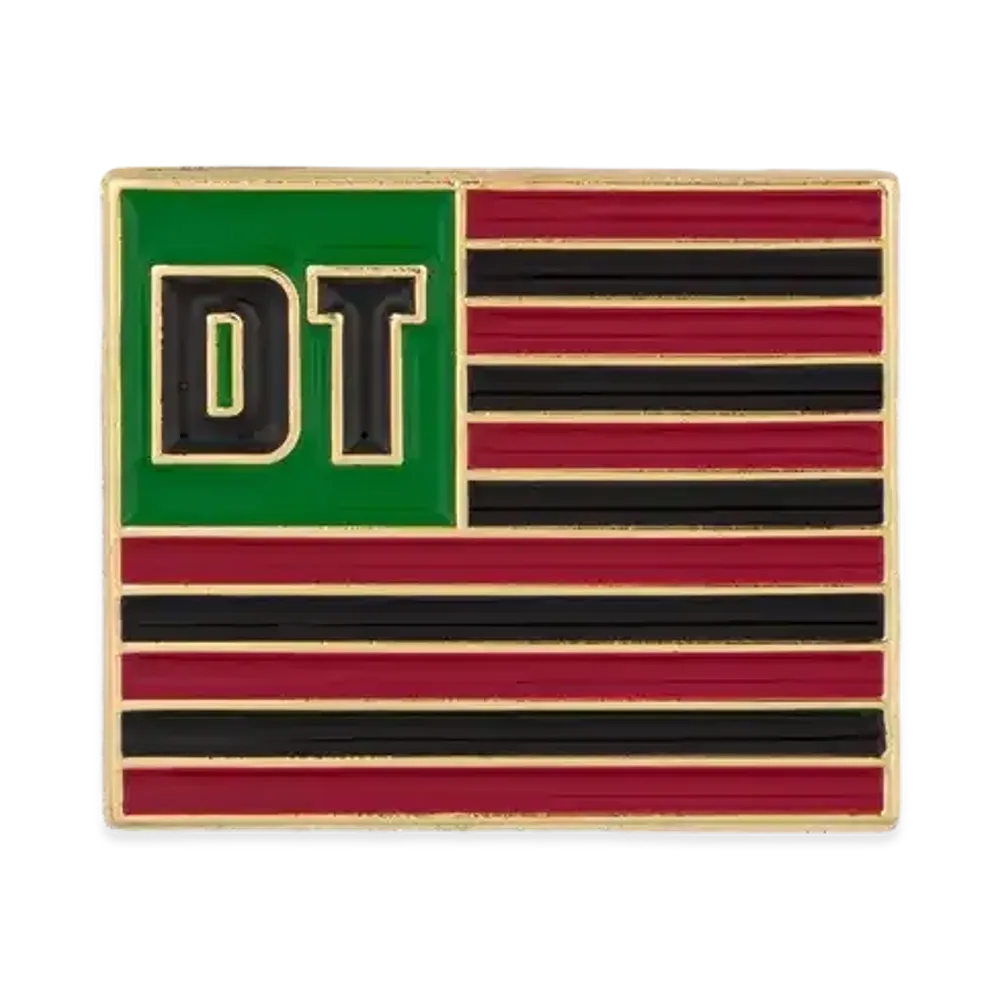 DENIM TEARS DT Flag Pin "Gold"