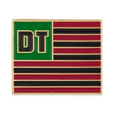 DENIM TEARS DT Flag Pin "Gold"