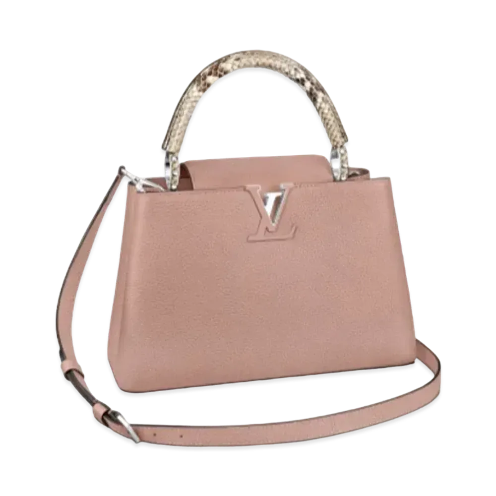 Louis Vuitton Capucines MM Python "Magnolia"