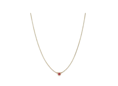 Tiffany & Co. Elsa Peretti Color by the Yard Pendant "Yellow Gold/Ruby"