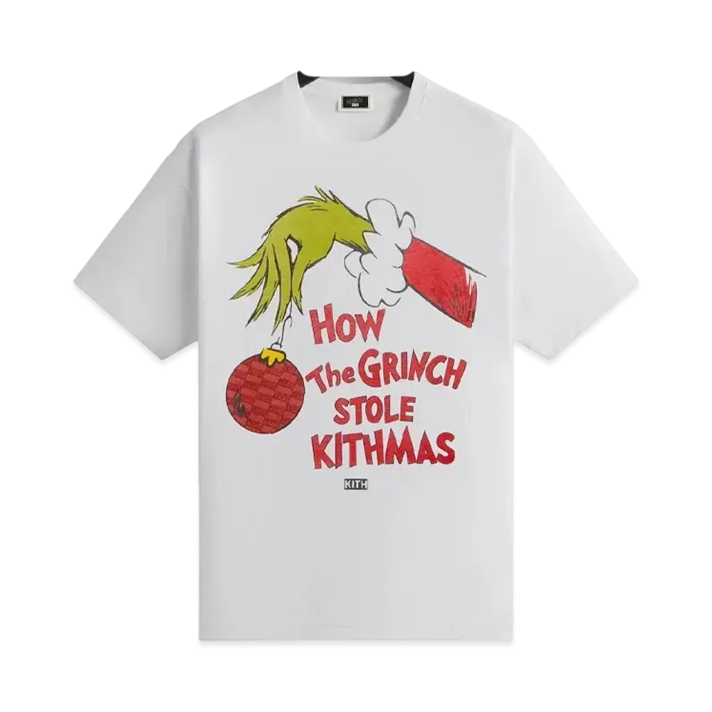 Kith x The Grinch Book Title Vintage Tee "White"