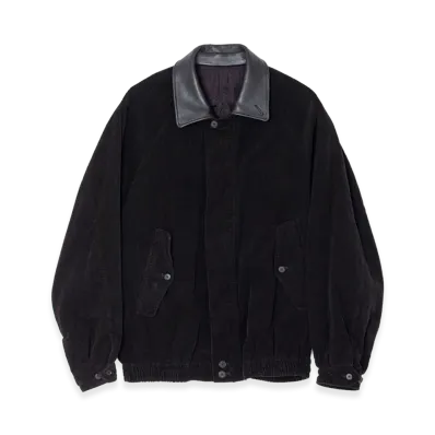 ssstein Vintage Corduroy Zip Jacket "Black"