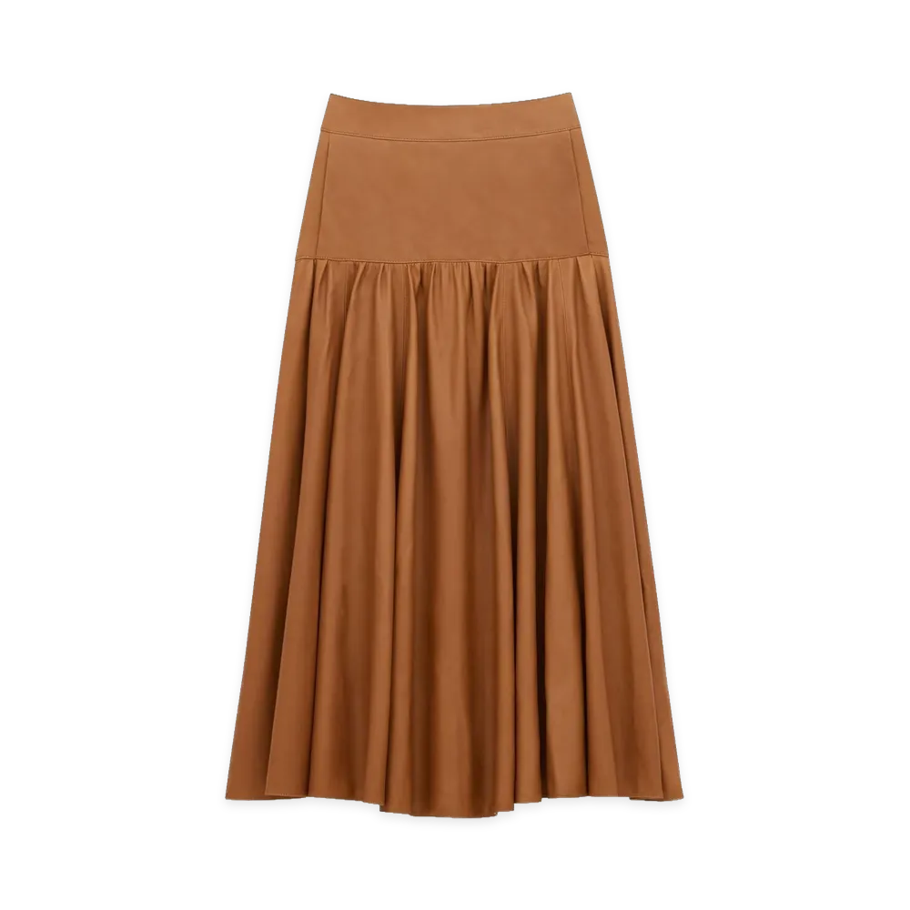 Saint Laurent Women's Skirts "Marron"
