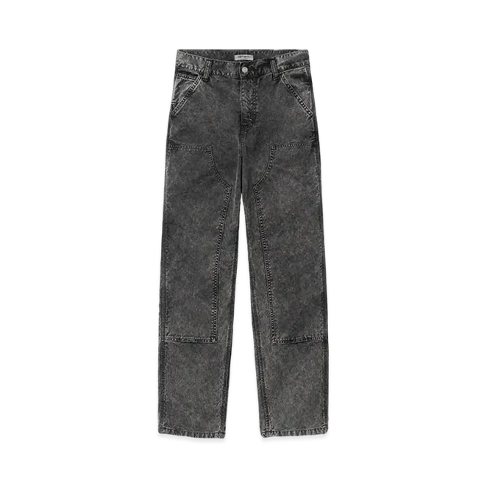 Carhartt WIP Women's Double Knee Pants "Black Worn Washed"