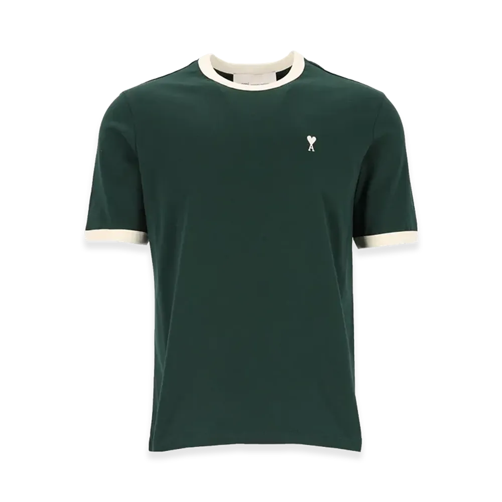 AMI PARIS Ami De Cur T-Shirt "Green"