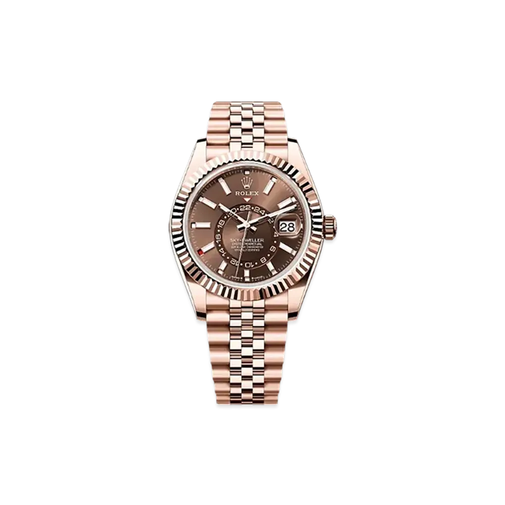 ROLEX Sky-Dweller 42mm Everose Gold 336935 "Chocolate"