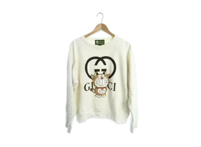 GUCCI x Doraemon Crewneck Sweatshirt "White"