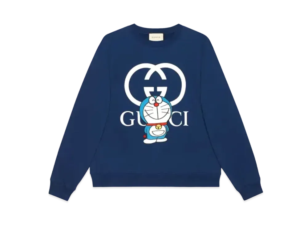 グッチ x ドラえもん クルーネック スウェットシャツ 