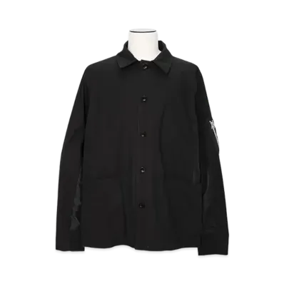 sacai Cotton Nylon Oxford Jacket "Black"