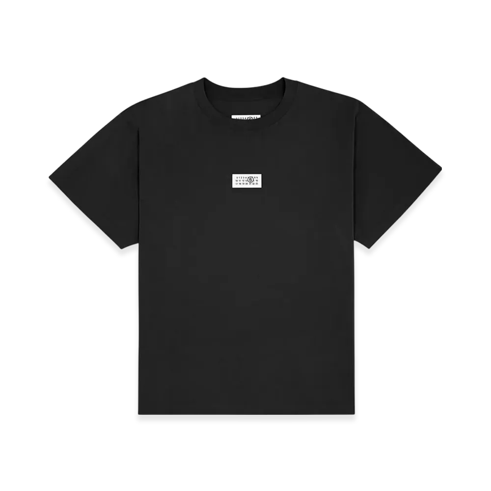 MM6 メゾンマルジェラ メンズ ニューメリックシグネチャ- Tシャツ "ブラック" SH0GC0033S24312900
