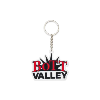 BoTT VALLEY Rubber Keychain "White"