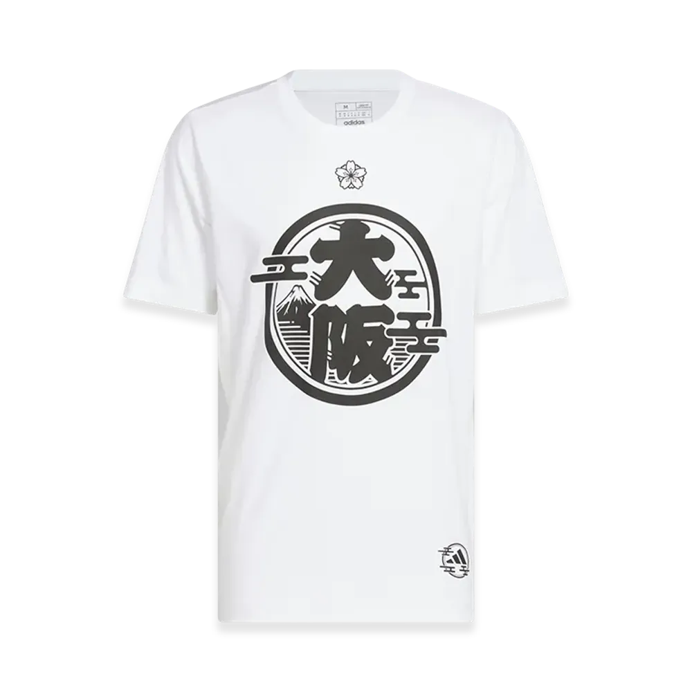 adidas Happi Osaka Short Sleeve T-Shirt "White"