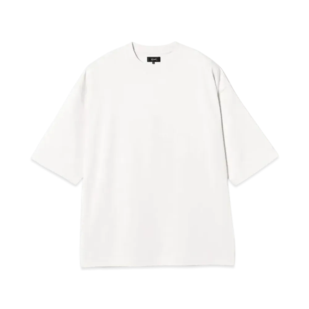 BEAMS Loose Mercerized Tee "Oyster"