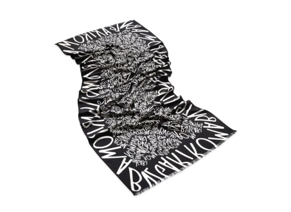 BVLGARI Logomania Stole "Black"