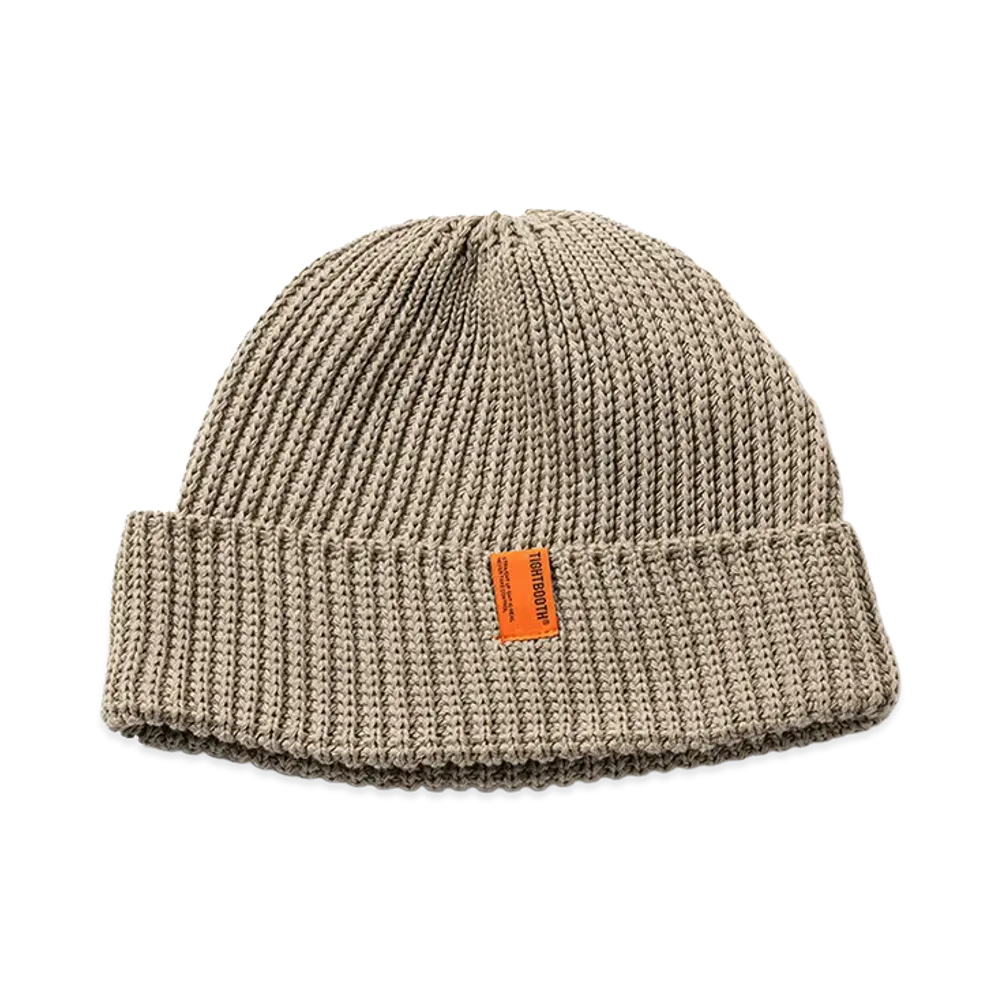 TIGHTBOOTH Tag Watch Cap "Grey"
