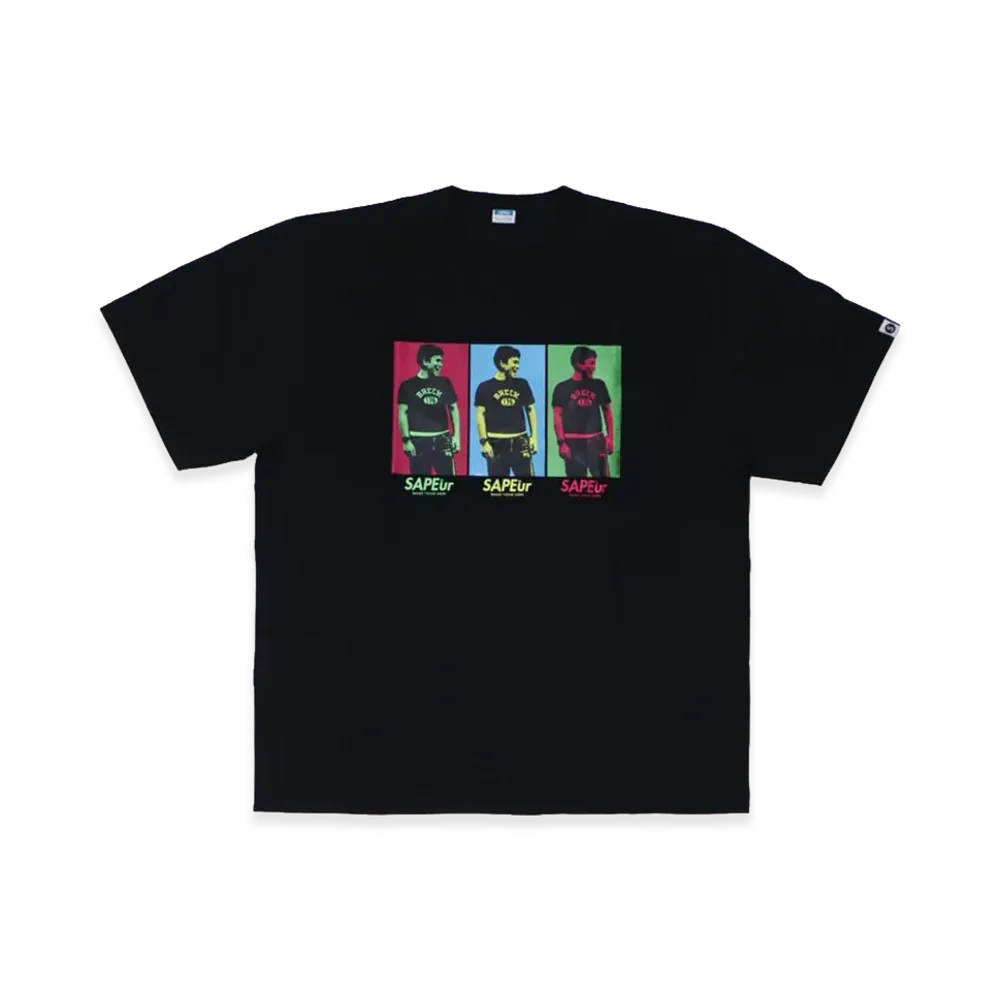 SAPEur x MASATOSHI HAMADA Traffic Light S/S T-Shirt "Black"