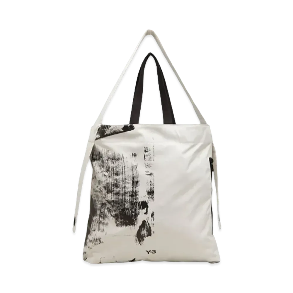 Y-3 AOP C Bag "White/Black"
