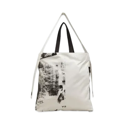 Y-3 AOP C Bag "White/Black"