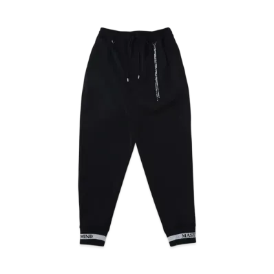 mastermind WORLD Regular Colorribbed Track Pants "Black Silver"