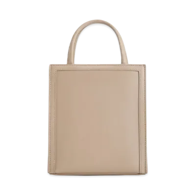 CHARLES & KEITH Double Handle Tote Bag "Taupe"