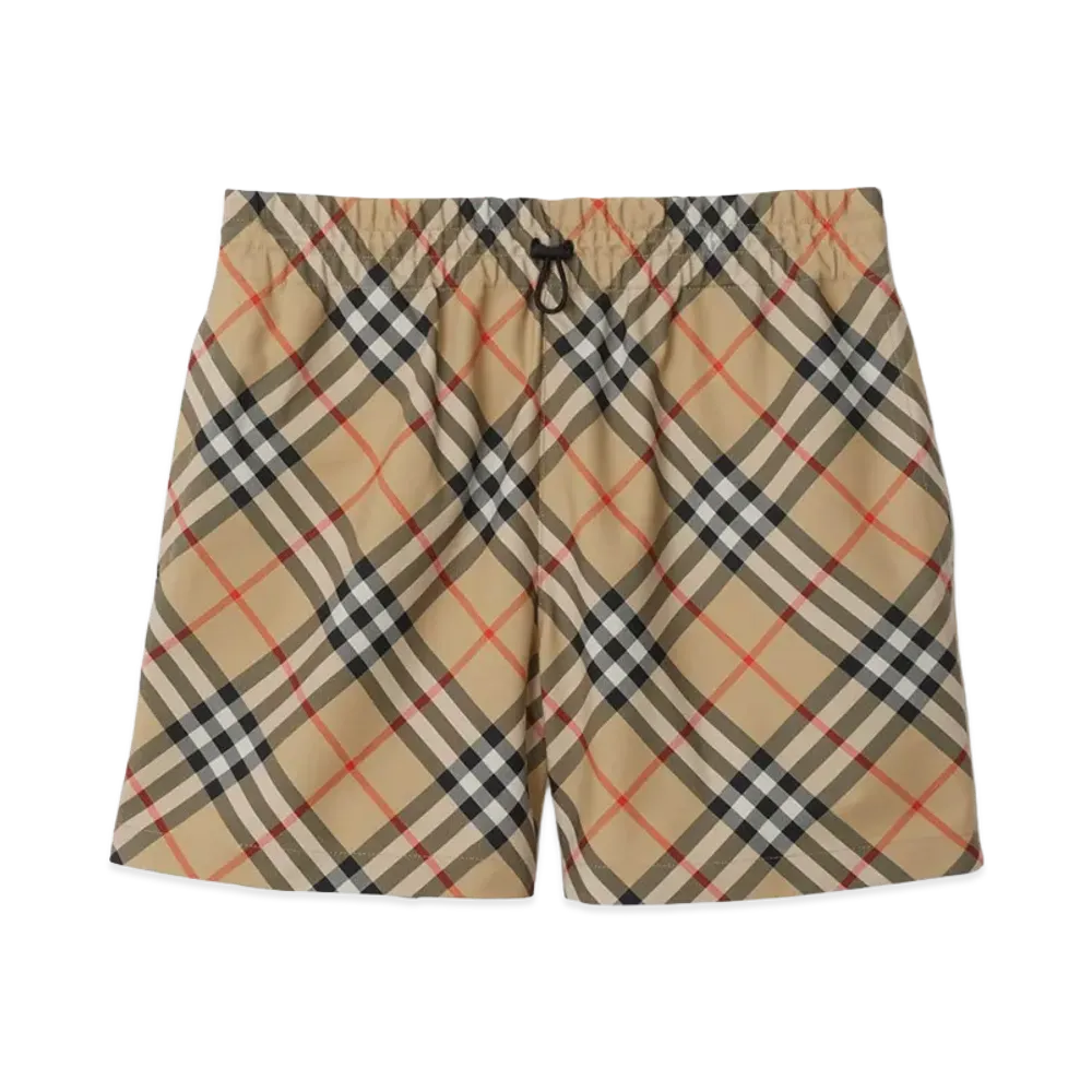 Burberry Women's Check Shorts "Sand"