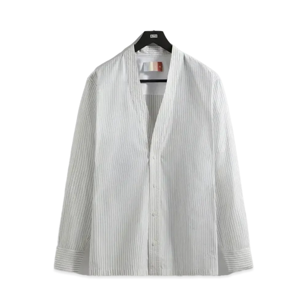 Kith Striped Poplin Sullivan Shirt Gi "White"