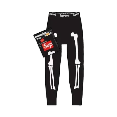 Supreme x Hanes Bones Thermal Pant (1 Pack) "Black"