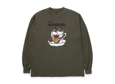 NEIGHBORHOOD NH . Tee LS-7 "Olive Drab"