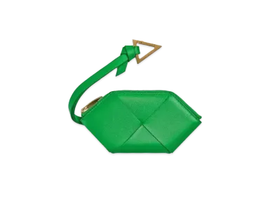 Bottega Veneta Key Pouch "Parakeet"