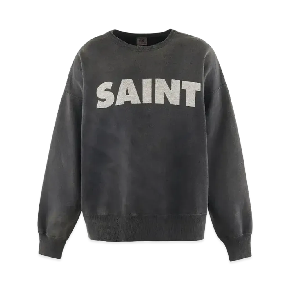 SAINT Mxxxxxx Crew Sweat_Saint "Black"