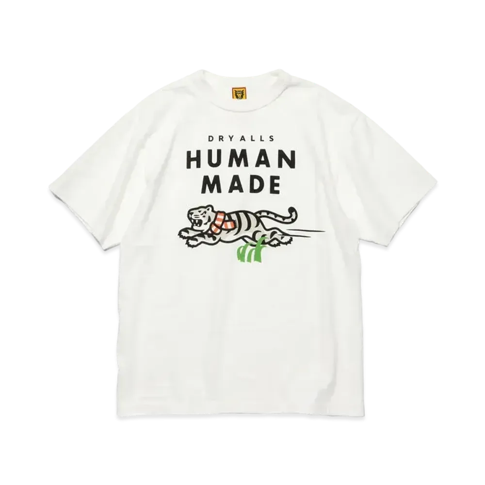 HUMAN MADE White Tiger Graphic T-Shirt "White"