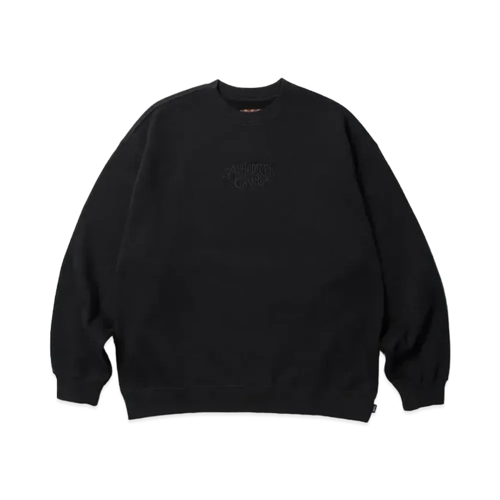 APHRODITEGANG Classic Logo Crew Neck Sweat Shirt "Black"
